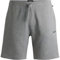 BOSS Sportshorts Waffle 50535884 Dunkelgrau Regular Fit