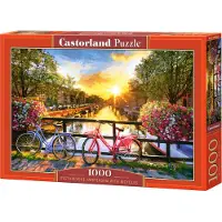 Castorland Picturesque Amsterdam with Bicycles, Puzzle 1000 Teile