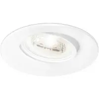 Wever & Ducre Einbaustrahler SPINEO 1.0 PAR16, IP20, GU10 max. 12W, mit Standard-Federn, Weiß WEV-160120W0