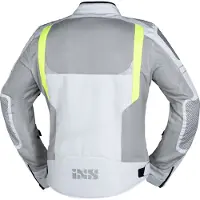 IXS Trigonis-Air Motorrad Textiljacke, grau/gelb, S