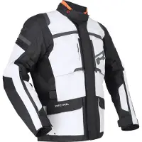 Richa Brutus Gore-Tex wasserdichte Motorrad Textiljacke, hellgrau/schwarz, S
