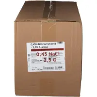 SERAG WIESSNER 0,45% Natriumchlorid 2,5% Glucose Infusionslsg. 10x1000 ml Infusionslösung