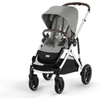 Cybex GAZELLE S Kombiwagen inkl. Axkid GOKID Babyschale & Basis, Stone Grey