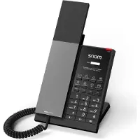 Snom HD350A, IP-Telefon, Schwarz, Kabelgebundenes Mobilteil, Tisch/Wand, Antibakteriell, 100 - 240 V