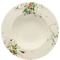 Rosenthal Tiefer Teller Brillance Rim Fleurs Sauvages 23 cm