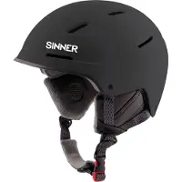 Sinner Skihelm Whistler Matte Black Unisex-52 - 54 cm