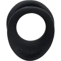 Shots Cock Ring Silikon Schwarz