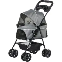 PawHut Hundewagen mit Tassenhalterung D00-127