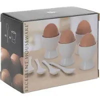 Generique Eierbecher und Löffel 8er SET