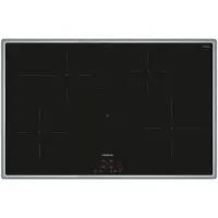 Siemens iQ300 EH845BFB5E, Schwarz, Integriert, 80 cm, Zonen-Induktionskochfeld, Glaskeramik, 5 Zone(n)
