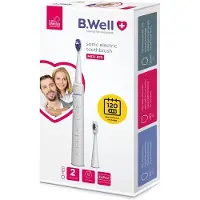 B.WELL Elektrische Zahnbürste Sonic MED-870 - Weiss