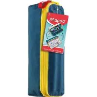 Maped 931902, Weiches Federmäppchen, Polyester, Blau, Einfarbig, 300 D, Reißverschluss