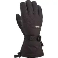 Dakine - 2-in-1 Skihandschuhe - Leather Camino Glove Black für Damen aus Leder - Größe L - schwarz