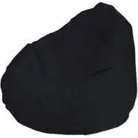 Dekoria Sitzsack, schwarz, Ø60 x 105 cm, Loneta (133-06)