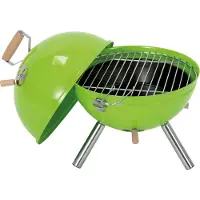 Tepro Holzkohlegrill Mini-Kugelgrill Crystal apfelgrün, Grillfläche: ca. 29,5 cmØ