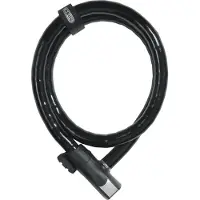 ABUS Panzerkabelschloss Steel-O-Flex Centuro 860 - mit QuickSnap RBU-Halter - Kabelschloss aus Stahlkabel mit Panzer aus Stahlhülsen - -Sicherheitslevel 7 - 110 cm