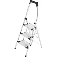 Hailo Aluminium-Klapptritt 3 Stufen 150 kg