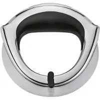 Rösle Pizzaschneider RÖSLE, silber (edelstahlfarben), Edelstahl 18/10, Kochmesser, Pizzaschneider, ergonomischer Griff, beidseitig geschliffene Klinge, Edelstahl 18/10