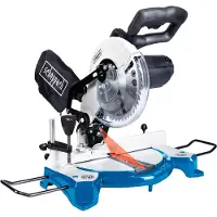 Scheppach Kappsäge HM80L mit Laser | Schnitthöhe 60mm | Schnittbreite 120mm | 1500W | Sägeblatt-Ø 210mm / 24 Z | schwenkbarer /neigbarer Sägekopf