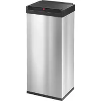 Hailo Abfallsammler Big-Box Swing XL, 52 l, rechteckig, Schwingdeckel, Edelstahl