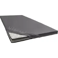 Cinderella Topper Spannbettlaken Anthrazit (Jersey)-140 x 200/210 cm