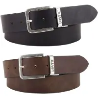Levi's für Herren. 77134-2086 Wendbarer Ledergürtel ?Core? in Braun (80 cm), Lässig