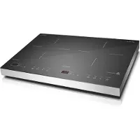 Caso S-Line 3500, Schwarz, Arbeitsplatte, 54.2 cm, Zonen-Induktionskochfeld, Glas, 2 Zone(n)