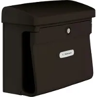 Burg wachter Briefkasten "Bremen 885 BR", mit separatem Zeitungsfach, aus Kunststoff