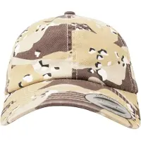 Brandit Low Profile Camo Washed Kappe