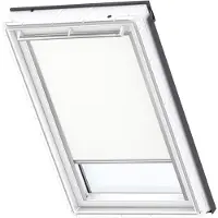 Velux Original Verdunkelungsrollo für dachfenster SK08, Weiß, Grauer Führungsschiene