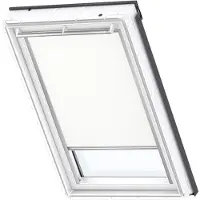 Velux Original Verdunkelungsrollo für dachfenster MK08, Weiß, Grauer Führungsschiene