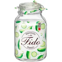Multi Fido 3000 Vorratsglas quadratisch 300cl - 6 Stück