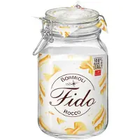 Bormioli Rocco Fido 2000 Vorratsglas quadratisch 200cl - 6 Stück