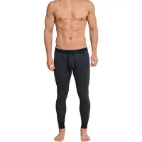 Schiesser Herren Unterhose lang - Original Feinripp Melange, Long Johns, Eingriff