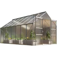 Pergart Vitavia, Aktionsangebot (inkl. 100 Euro Zubehör): Gewächshaus "Mars 11500", aluminium eloxiert, 11,5 m², 4 mm HKP