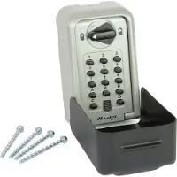 Master Lock 5426EURD, Wandtresor, Grau, Code, Wand, Schlüssel, 103 mm