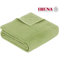 Ibena Plaid Porto Grün-220 x 240 cm