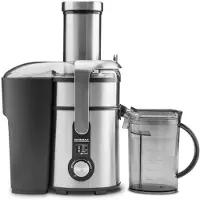 Gastroback Design Digital, Langsamer Entsafter, Schwarz, Edelstahl, Schwarz, Schritt, 2 l, 1,25 l