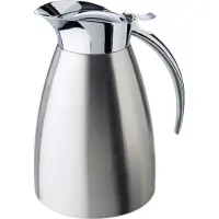 Aps Isolierkanne "Advanced", 1 l, Einhandautomatik, Edelstahl 18/8, doppelwandig