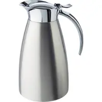 Aps Isolierkanne "Advanced", 0,6 l, Einhandautomatik, Edelstahl 18/8, doppelwandig