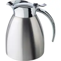 Aps Isolierkanne "Advanced", 0,3 l, Einhandautomatik, Edelstahl 18/8, doppelwandig
