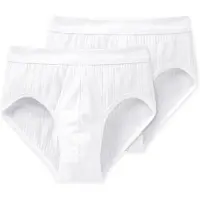 Schiesser Unterhose Herren 106000 Authentic White (2er Set)-XXL