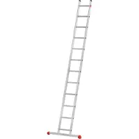Hailo Anlegeleiter "S60 ProfiStep uno", Aluminium-Anlegeleiter 12 Sprossen