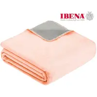 Ibena Plaid Doubleface Dublin Rosa Grau-150 x 200 cm