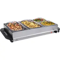 Tristar BP-6285 Buffet Servierer, 300 W, 230 V, 50 - 60 Hz, Type F (CEE 7/4), Edelstahl, China