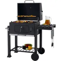 Tepro Holzkohlegrill "Grillwagen Toronto Click", BxTxH: 115x67x107 cm