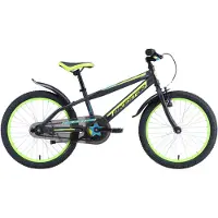 Bikestar Kinder Fahrrad ab 6 Jahre | 20 Zoll Urban Jungle Kinderrad | Schwarz & Grün