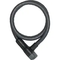 ABUS Kabelschloss Microflex 6615K/120 - kompaktes Fahrradschloss für günstige Zweiräder und Kinderfahrräder - 15 mm - Sicherheitslevel 5 - Schwarz