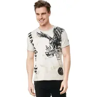 Rusty neal T-Shirt mit Adler-Print