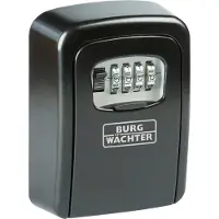 Burg wachter Schlüsseltresor Key Safe 30 SB, mit 4-stelligem Zahlencode für außen und innen, Wandmontage